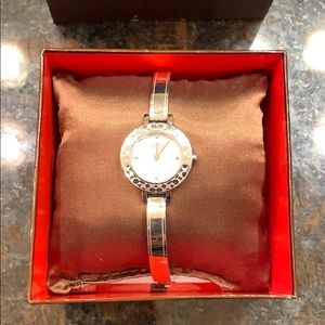 Coach silver watch